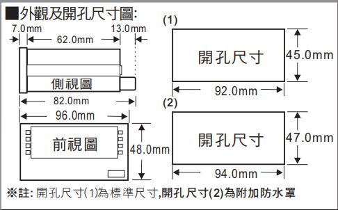 外观