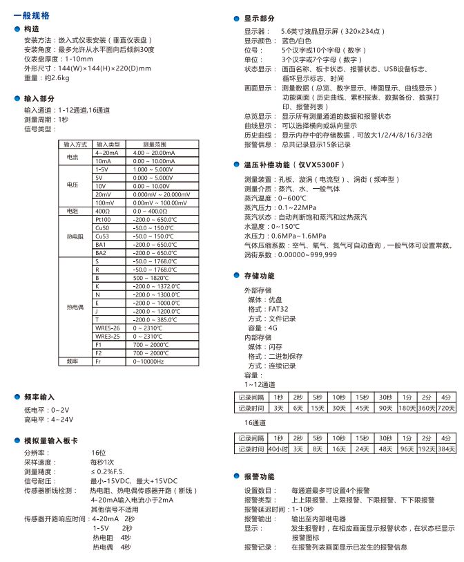 一般规格